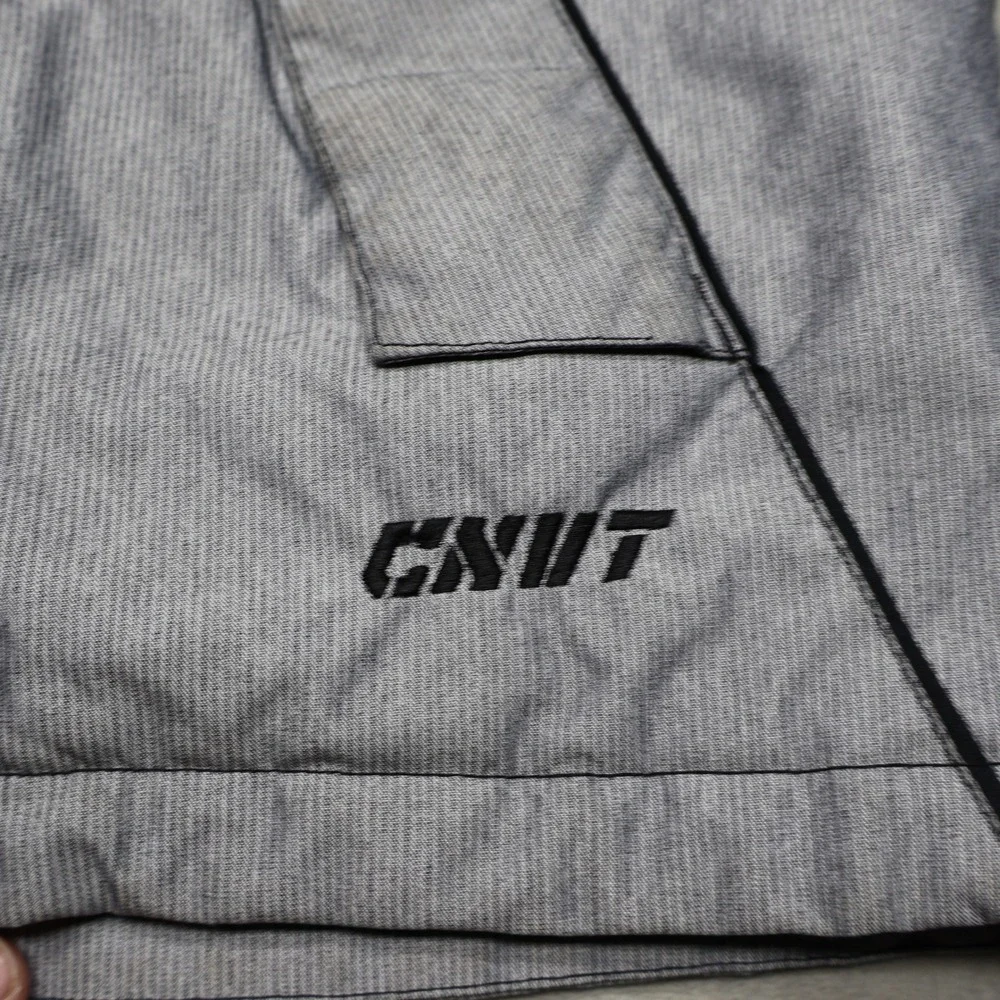 Columbia Convert Jacket Youth 14/16 Grey Striped Insulated Ski Snow Outdoor